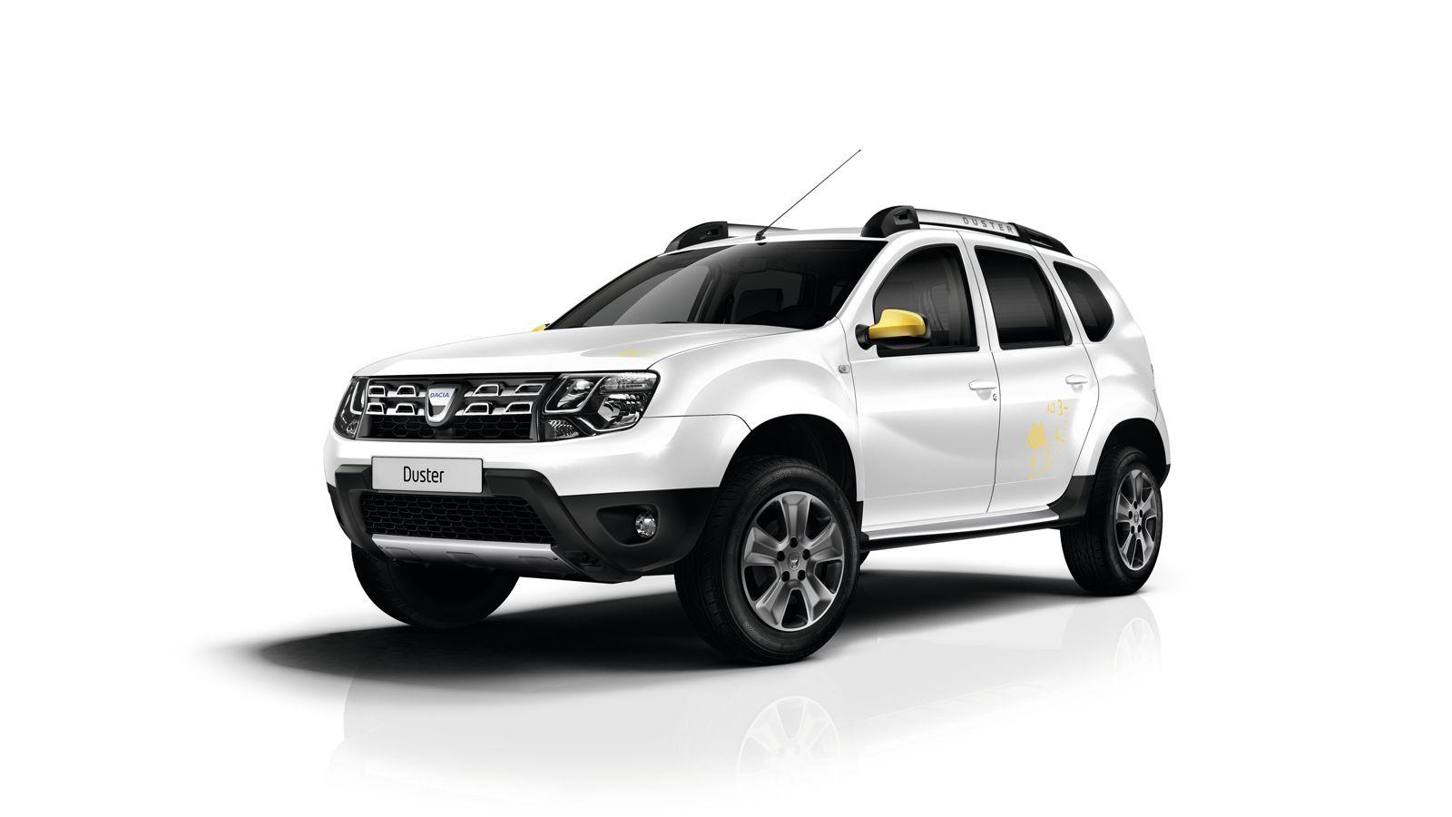 duster car in white background